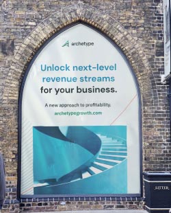 Archetype OOH advertisement in London