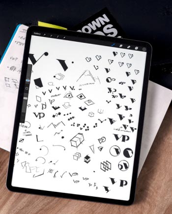 Logo sketches for Viewpointe